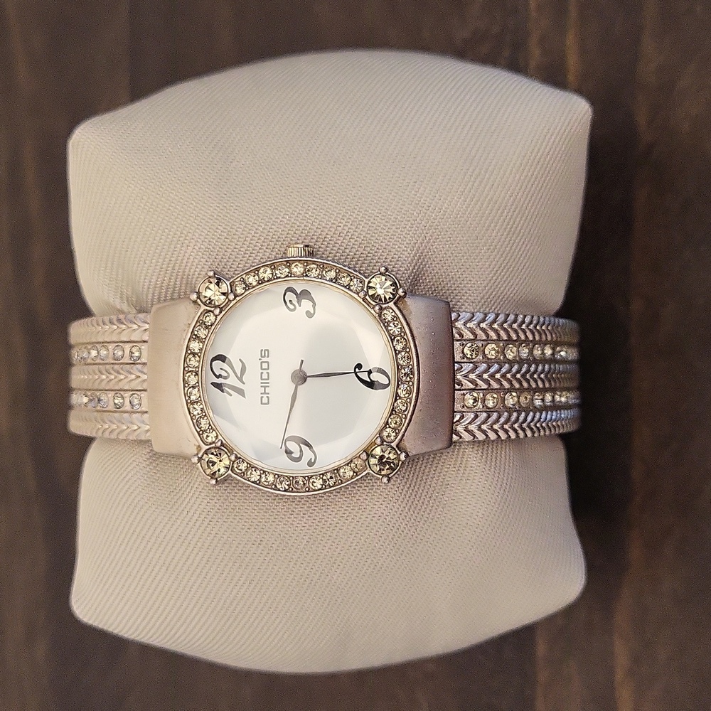 Chico's Rhinestone Cuff Bracelet